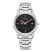 Women's Citizen Watch Silver Keene State Owls Eco-Drive Black Dial Stainless Steel