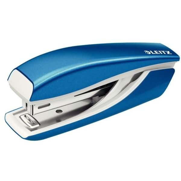 LEITZ Heftgerät Mini Nexxt Wow 10 Blatt blau metallic Image