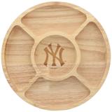 The Memory Company New York Yankees Wood Chip & Dip Serving Tray