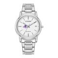 Women's Citizen Watch Silver Abilene Christian University Wildcats Eco-Drive White Dial Stainless Steel