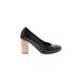 MARNI Heels: Pumps Chunky Heel Minimalist Black Solid Shoes - Women's Size 36.5 - Closed Toe