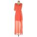 Hailey by Adrianna Papell Cocktail Dress: Orange Dresses - Women's Size 2