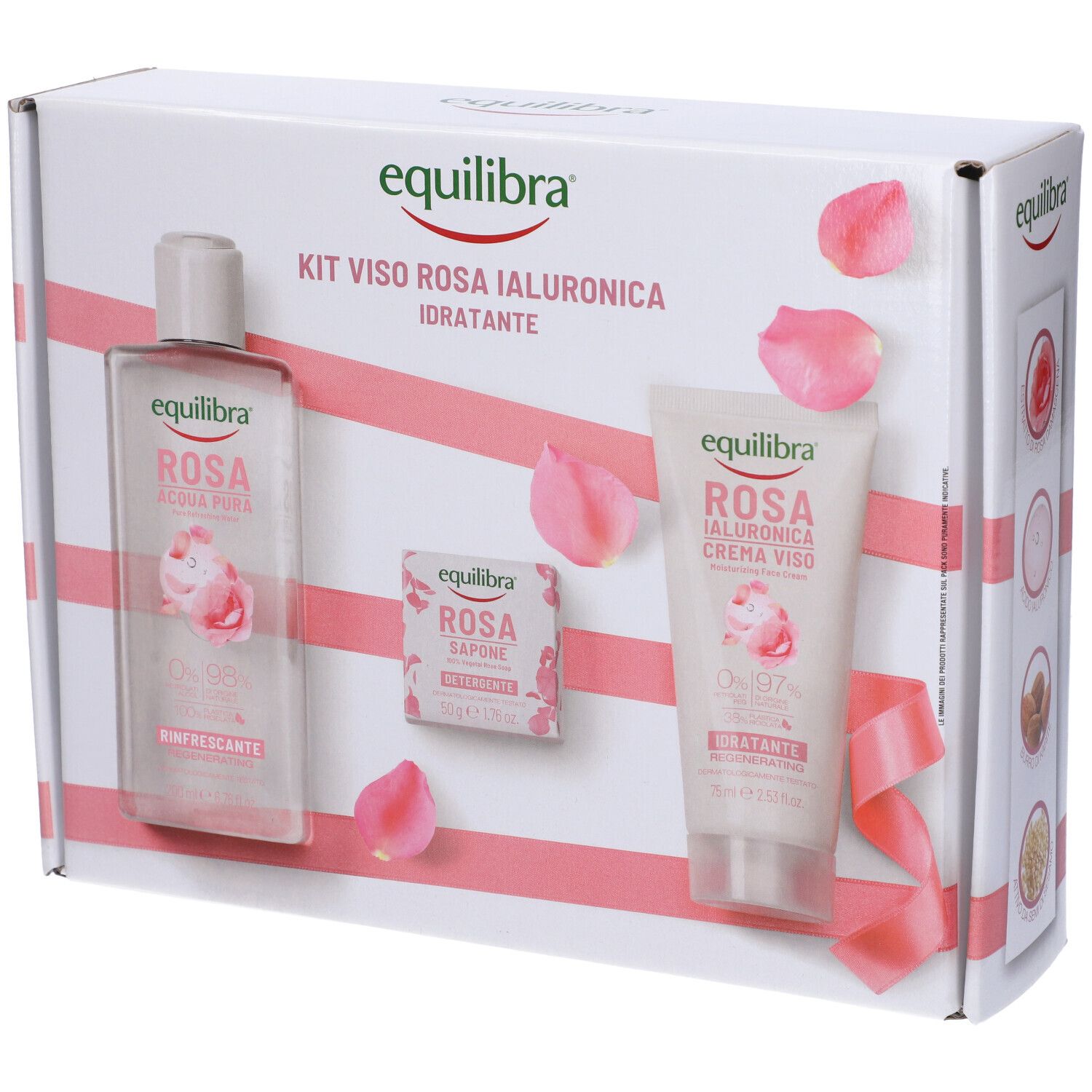 Equilibra® Kit Viso Rosa Ialuronica Idratante - Risparmia il 10% con c