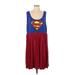 Superman Casual Dress: Red Dresses - Women's Size 3