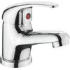 Waschtischarmatur CON:P "Einhebelarmatur "Anza", HD, Messing, verchromt", grau (chrom), B:9,5cm H:10,5cm, Messing, Armaturen