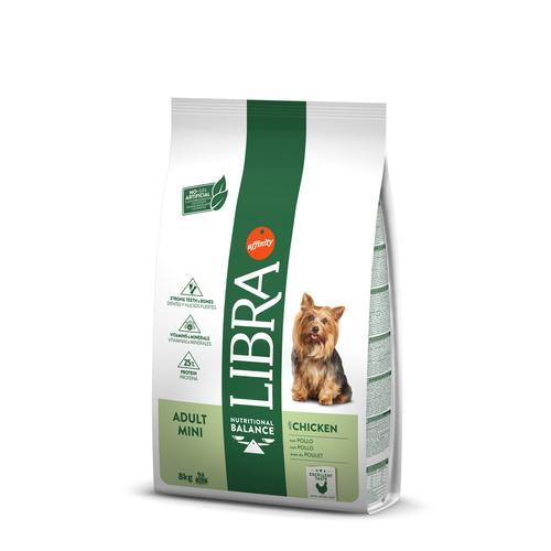 Sparpaket: 2x8kg Libra Dog Mini Huhn Hundefutter trocken