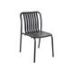 BFM Seating Key West Stacking Patio Dining Side Chair in Black | Wayfair PHKWSC-BL