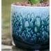 Ebern Designs Gota Blue Reactive Glaze Planter Ceramic | 3.9 H x 4.7 W x 4.7 D in | Wayfair B10D100FA29F430496E0DD0FF3E13E93