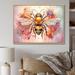 Rosalind Wheeler Floral Bee I On Canvas Print Metal | 16 H x 32 W x 1 D in | Wayfair 7C313BEC973E47D798D38735DF47C717