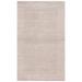 White 108 x 72 x 0.25 in Indoor Area Rug - Rosecliff Heights Bibbee Solid Color Handwoven Cotton/Wool Area Rug in Beige Cotton/Wool | Wayfair