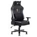 Bosmiller Reclining Ergonomic Faux Leather Swiveling PC & Racing Game Chair w/ Footrest Faux Leather in Gray | 54 H x 28 W x 25.6 D in | Wayfair