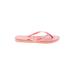 Havaianas Flip Flops: Pink Print Shoes - Women's Size 7 - Open Toe