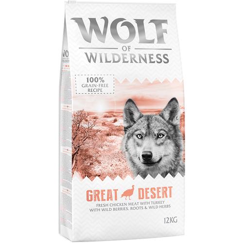 12 kg Great Desert - Pute Wolf of Wilderness Hundefutter trocken