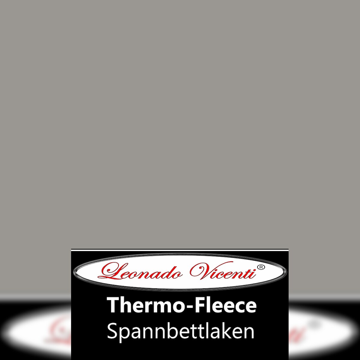 Fleece Winter Spannbettlaken 120-130 x 200 cm Grau kuschelig 2er Pack Image