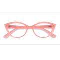 Female s horn Pink Plastic Prescription eyeglasses - Eyebuydirect s Vogue Eyewear VO5375