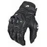 Mens Women 4 Season Driving Supertech Black/White Motorcycle Leather Gloves Racing Glove Motorbike