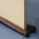 Hot Sale Brown Double Door Draft Stopper Dual Draught Excluder Air Insulator Windows Dodger Guard