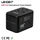 LENCENT 65W/100W GaN International Travel Adapter with 2USB 3 Type C GaN Fast Charging Adapter with