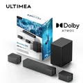 ULTIMEA 5.1 Dolby Atmos Sound Bar 3D Surround Sound Bars for TV with Wireless Subwoofer Bass