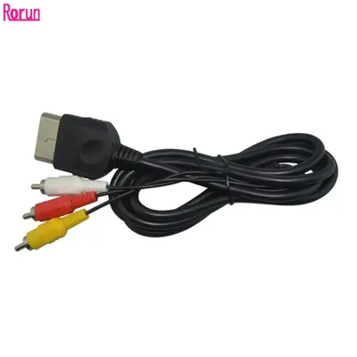 1,8 m hochwertiges 3RCA-Verbund-AV-Kabel für Xbox-Spielekonsole, Audio-Video-Kabel Image