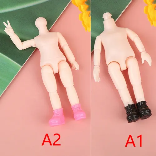 Neuauflage 9 5 cm Puppen körper bewegliche Verbindung für Puppenspiel zeug nackte Körper puppen