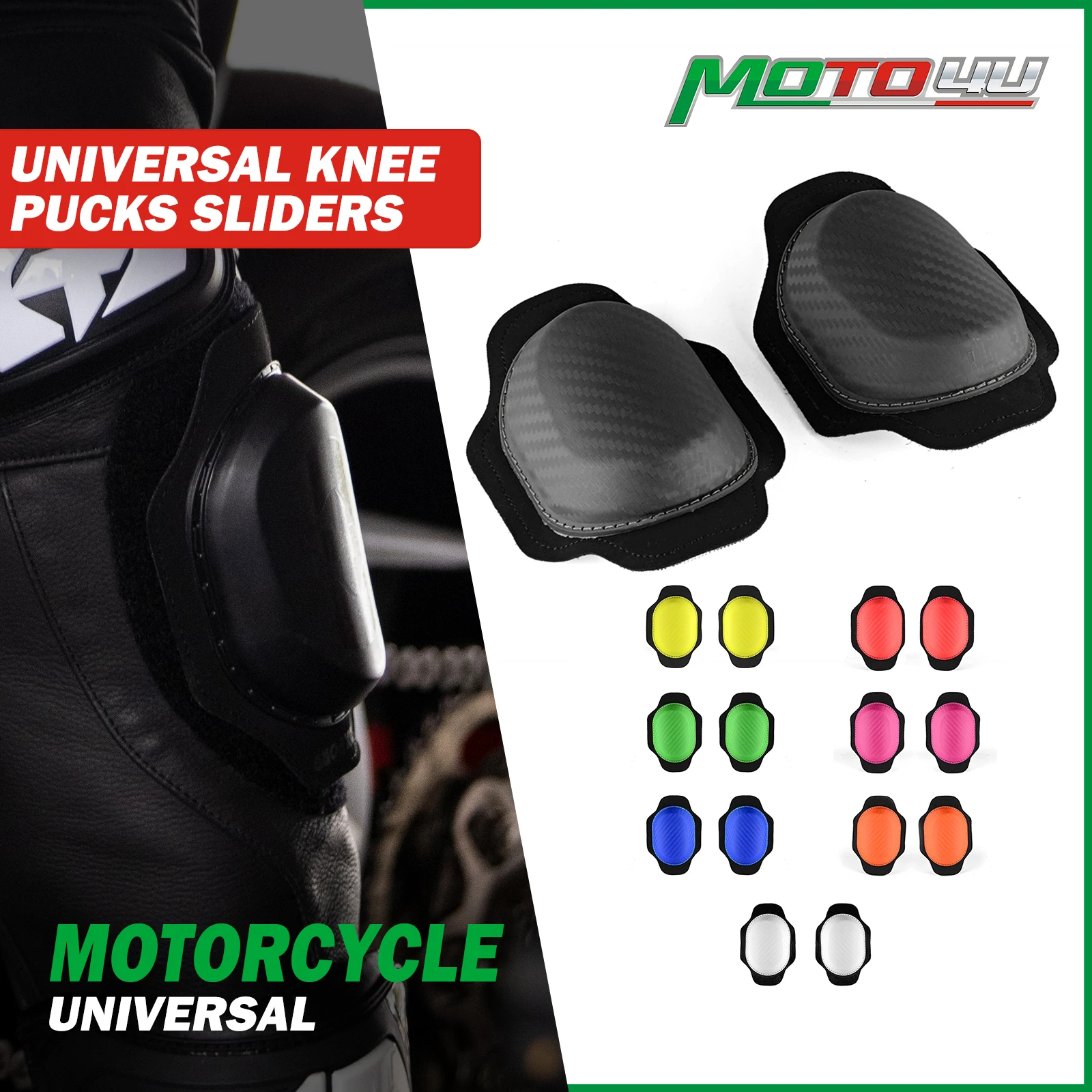 Hohe Qualität Universal Motorrad Knie Pucks Sliders Schutz kneepad Kneepad Sliders Image