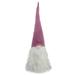 17" Mauve Battery Operated Lighted Gnome Christmas Decoration