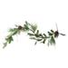 5' Artificial Pine Cones and Mixed Pine Needles Christmas Garland - Unlit
