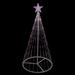 4' Pink LED Lighted Show Cone Christmas Tree Outdoor Decoration