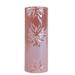 6.5" Tall Pearly Pink Snowflake Christmas Candle Holder