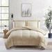 Sweet Home Collection 3 Piece Dante Fleece Sherpa Comforter Set