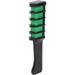 Hair Dye Comb Portable Harmless Disposable Temporary Hair Chalk Comb Bright Color for Cosplay Party for Girls Hair Dye (Dark fluorescent green)