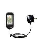 Gomadic Intelligent Compact AC Home Wall Charger suitable for the Garmin Monterra - High output power with a convenient foldable plug design - Uses T