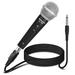 Berlingtone BR-100M Classic Style Metal Casing Cardioid Dynamic Vocal Microphone with 25 XLR Cable Spherical Mesh Grille with Built-in Pop Filter Professional Microphone for Singing Recording