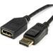 Rocstor Premium 6 ft DisplayPort Video Extension Cable - M/F - DisplayPort Male Video - DisplayPort Female Video - Black - Display Port Video Extension Cable (y10c233-b1)