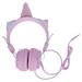 FRCOLOR Unicorn Headphones Over Ear Headphones Wireless Headphones Kids Kids Headphones Wired Stereo Sponge Child