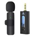 Wireless Microphone for iPhone iPad Wireless Clip Mic Wireless Lavalier Microphone Wireless Microphones Plug-Play Microphone for iPhone Video Recording Live Stream YouTube TikTok