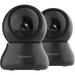 Septekon Indoor Security Camera 2K 360Â°Pan Tilt Baby Monitor Pet Camera 2 Pack 2.4GHz Wi-Fi Camera with Night Vision