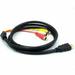 2Pack 5ft Cord Video M/M 3-RCA DVD HDMI to RCA Audio AV Cable Adapter Male 1080P for HDTV