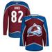 Caleb Jones Men's adidas Burgundy Colorado Avalanche Home Primegreen Authentic Custom Jersey