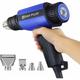 Heat Gun, 2000W Professional Hot Air Gun Kit �c Remove Paint, Varnish, Dissolve Adhesives, Shape Plastic Tubing & More �c 2 Heat Settings: 300��C &