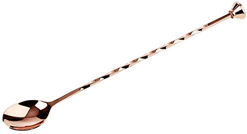 Servierlöffel BUDDY'S, rosa (kupfer), B:3cm H:2cm, Edelstahl, Kochlöffel, Barlöffel, Länge 28 cm, Edelstahl, mit Kegel-Stößel am Kopfende