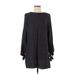 H&M Casual Dress: Black Dresses - Women's Size 8