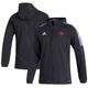 Men's adidas Black Louisville Cardinals Sideline Tiro21 Windbreaker Full-Zip Hooded Jacket