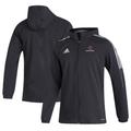 Men's adidas Black Louisiana Ragin' Cajuns Sideline Tiro21 Windbreaker Full-Zip Hooded Jacket