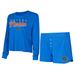 Women's Concepts Sport Royal Florida Gators Team Color Long Sleeve T-Shirt & Shorts Set