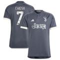 Men's adidas Federico Chiesa Gray Juventus 2023/24 Third Replica Player Jersey