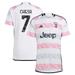 Men's adidas Federico Chiesa White Juventus 2023/24 Away Authentic Jersey