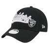 Women's New Era Black Las Vegas Raiders Cheer 9FORTY Adjustable Hat