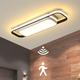 Radar Motion Sensor Ceiling Lights LED Indoor Modern Hallway Ceiling Lamp with Daylight Sensor 3000K Ceiling Lighting for Hallway Living Room Bedroom Stairway Porch Garage Entrance Stairs Aisle (50cm)